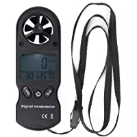 Los mejores  - Anemómetro digital- TL-300 3-en-1 de mano Mini multifunción mini viento Medidor de velocidad Medidor Termómetro…